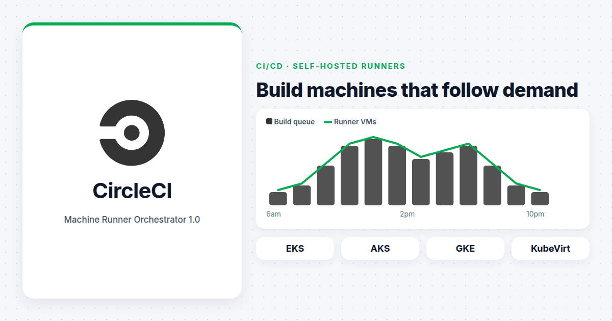 CircleCI's Self-Hosted Runners Now Scale Themselves. The Build Bill Still Needs an Owner.